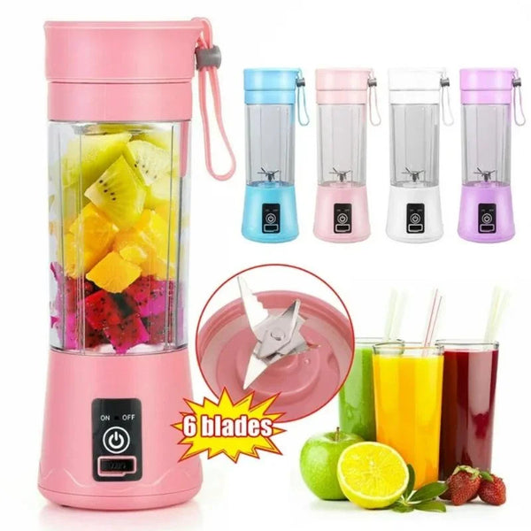 Portable Cordless Juicer Blender (380ml) β Fresh Smoothies in Just 30 Seconds