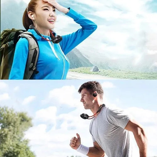 Portable Neck Fan – Hands-Free Rechargeable Cooling Comfort — image 7