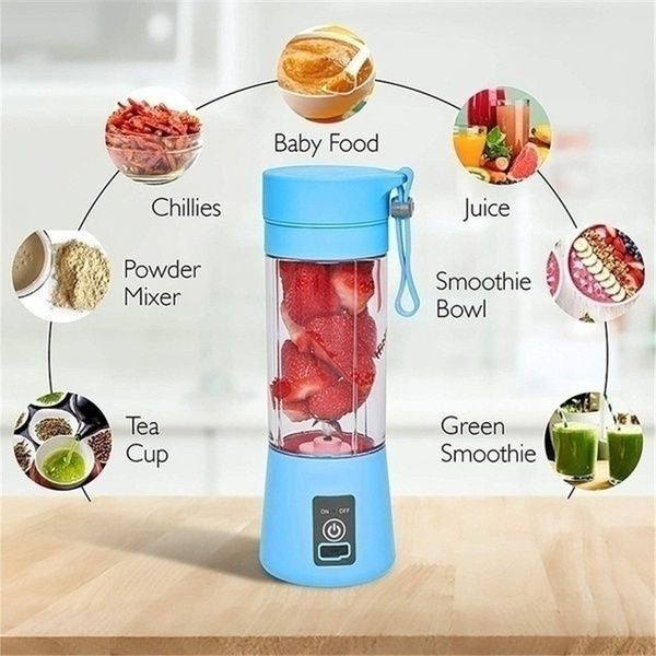Portable Cordless Juicer Blender (380ml) – Fresh Smoothies in Just 30 Seconds — image 2