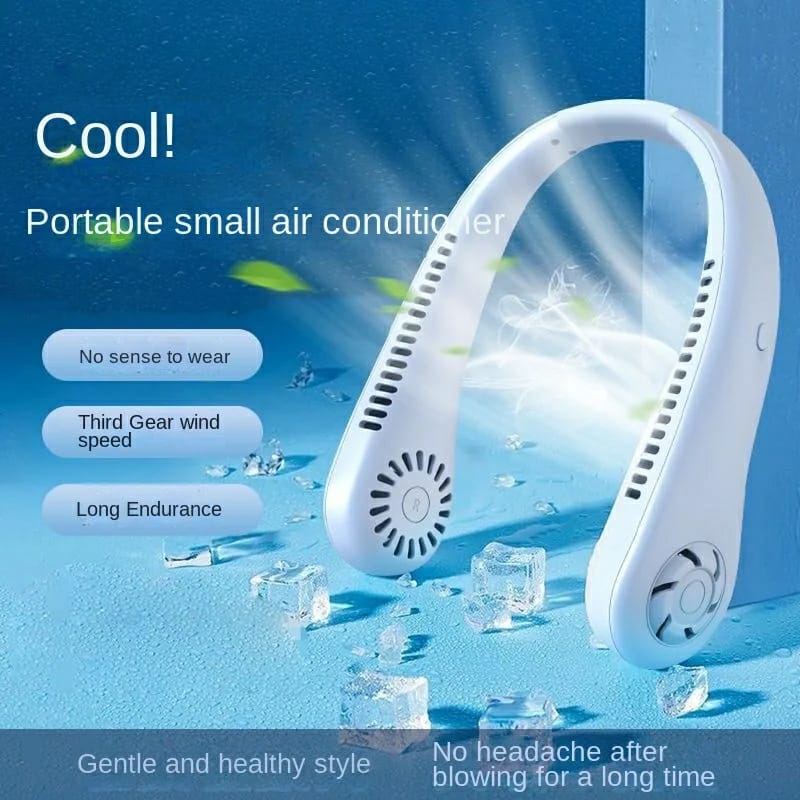 Portable USB Neck Fan — 360° Hands-Free Bladeless Cooling for Ultimate Summer Comfort — image 2
