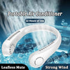 Portable USB Neck Fan — 360° Hands-Free Bladeless Cooling for Ultimate Summer Comfort