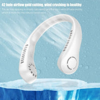 Portable USB Neck Fan — 360° Hands-Free Bladeless Cooling for Ultimate Summer Comfort thumbnail 6