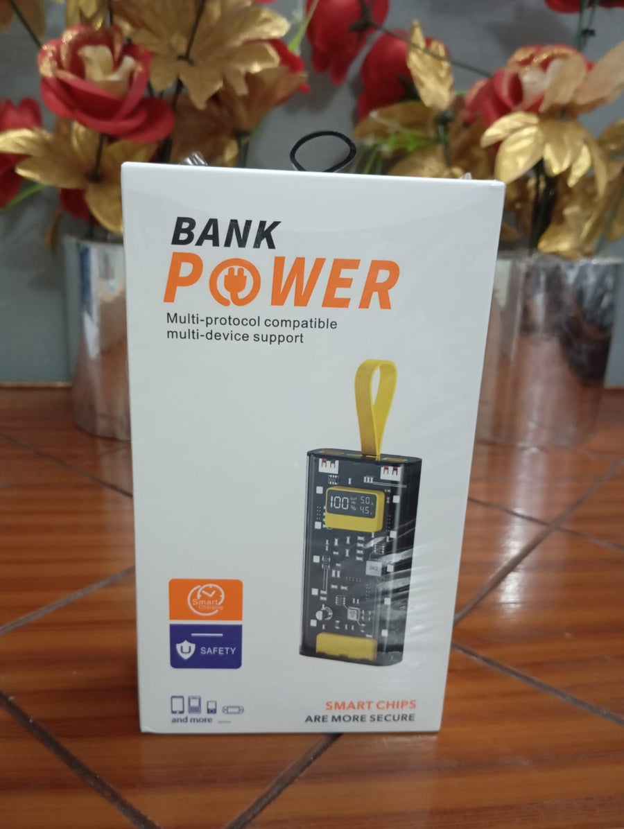 66W Portable 20000mAh Transparent Two-Way Fast Charging Power Bank – 66W Turbo Boost — image 3