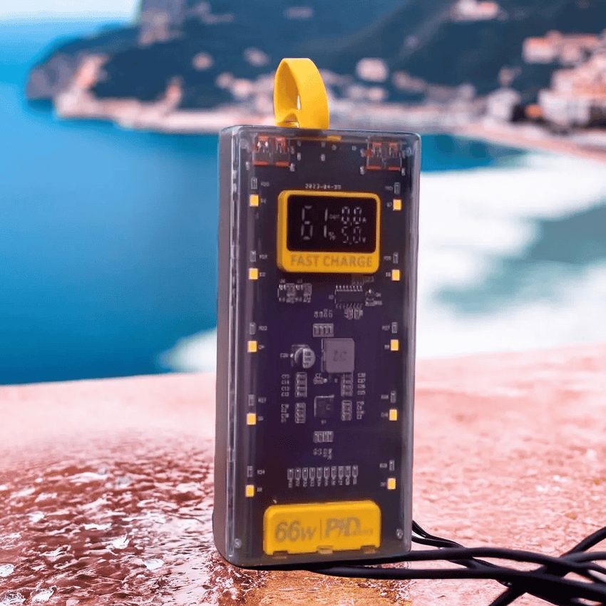 66W Portable 20000mAh Transparent Two-Way Fast Charging Power Bank – 66W Turbo Boost — image 7