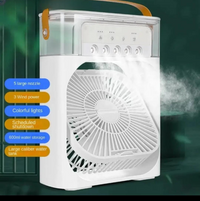 Portable Air Conditioner Fan | Mist Water, And Humidifier Function | LED Night Light Water Mist | Random Color thumbnail 5
